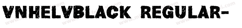 VnHelvBlack Regular字体转换
